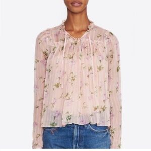 Ulla Johnson Rose Silk Petunia Blouse
